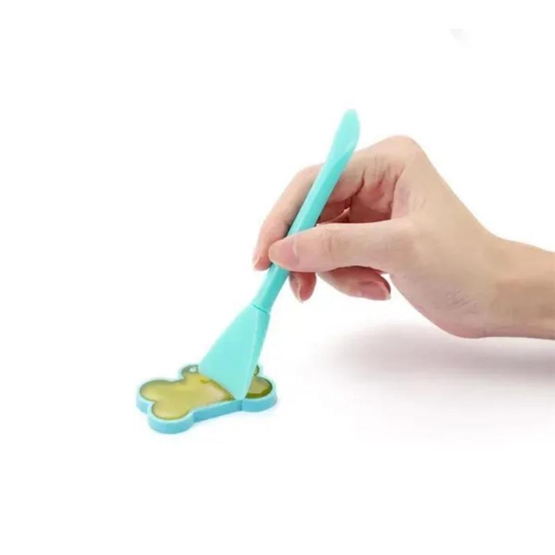 2 шт. Многофункциональная силиконовая кисть Кисть для смешивания Мягкая кисть Инструменты для макияжа Легко чистить