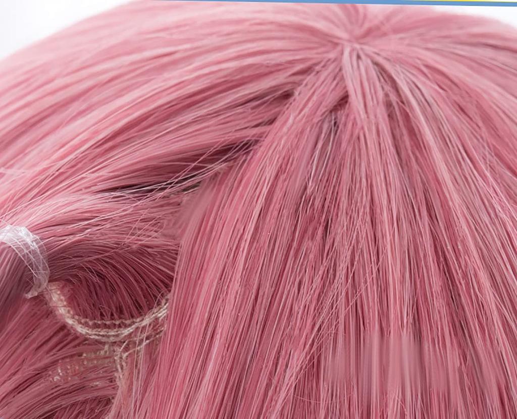 The Quintessential Quintuplets Anime Cosplay Nakano Gotoyome with Hair Accessory [Milky Time] Wig, Character, Family, (Nino Wig)