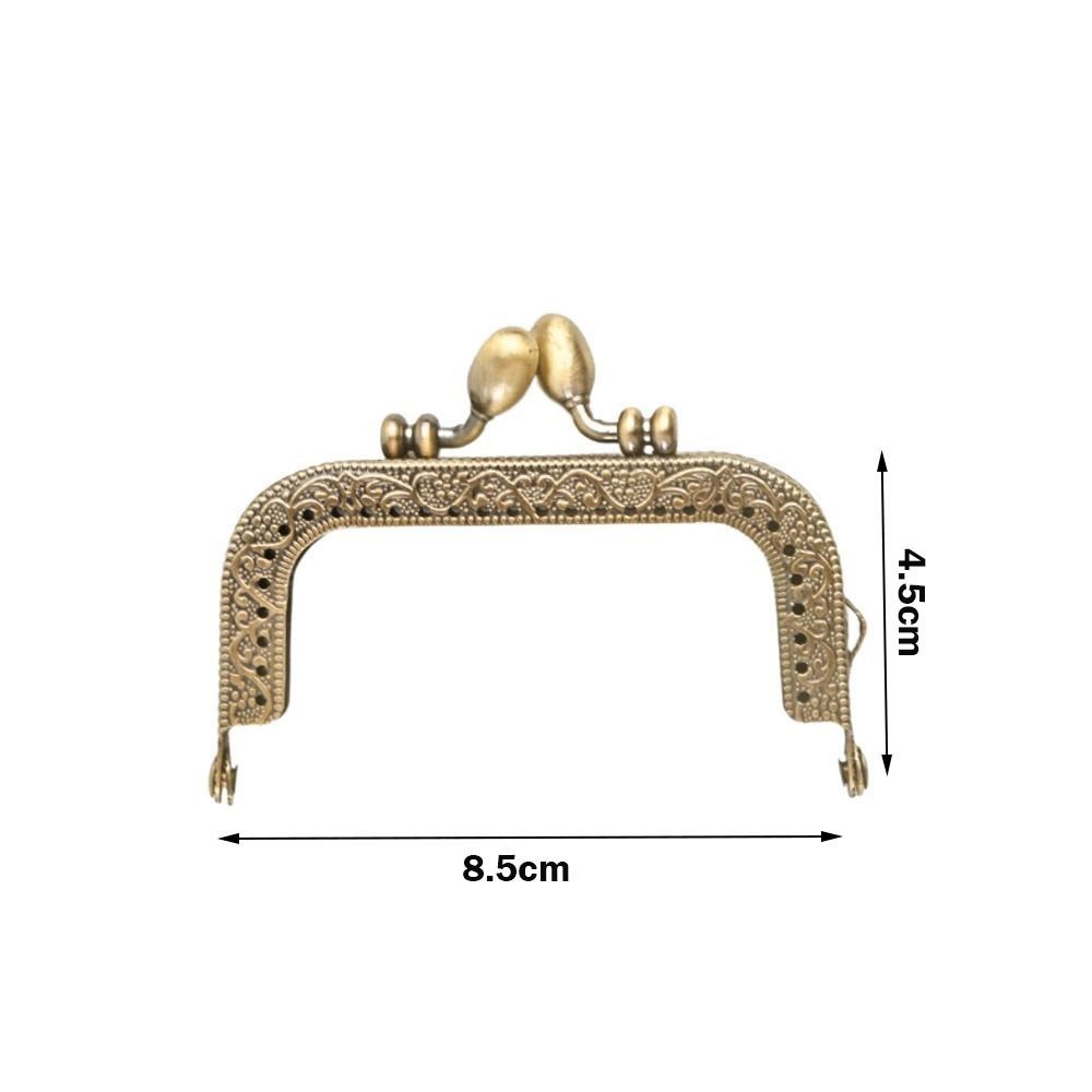 Винтажная застежка для кошелька, рамка для сумки, фурнитура для кошелька, рамка для мини-кошелька, застежка для поцелуя, изготовление сумок