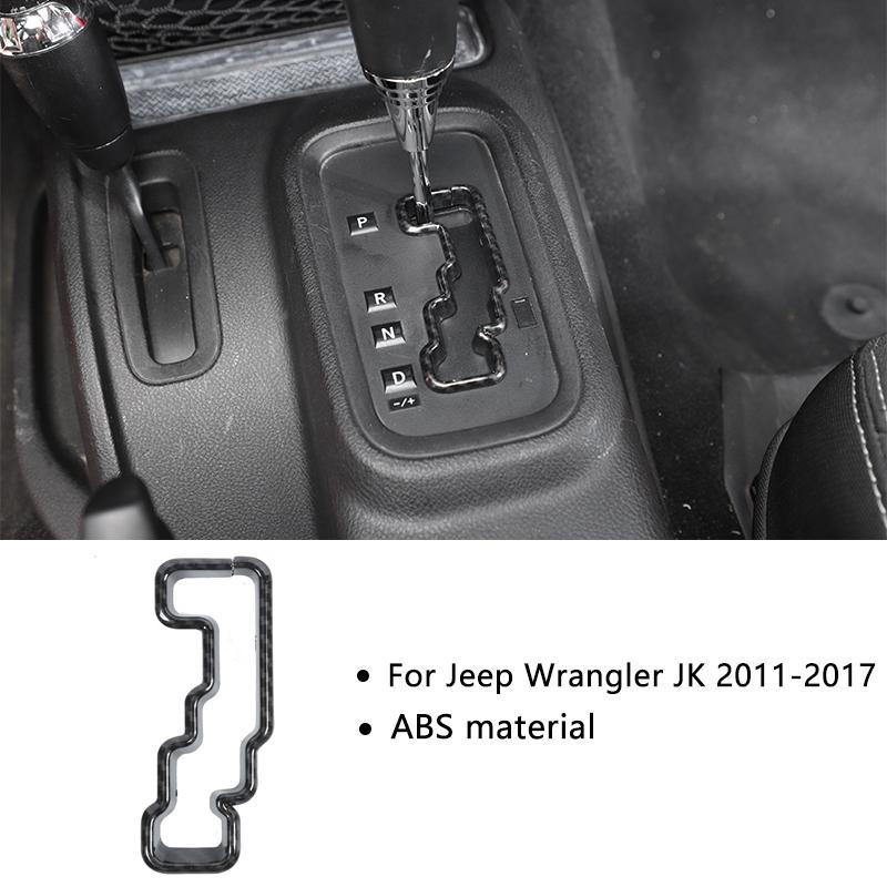 JeCar ABS центральная консоль автомобиля украшение на приборную панель наклейки для Jeep Wrangler JK 2007-2017 интерьер