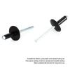 200pcs Black Blind Rivet Kit Aluminum Blind Rivet Fasteners Assortment 3.2 4.0 4.8mm