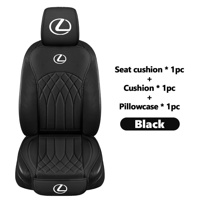 For Lexus Leather Car Seat Cushion Breathable Headrest Seat Protect Mat Accessories UX250h RX450h RX300 GX470 CT200h RX400h AEU1