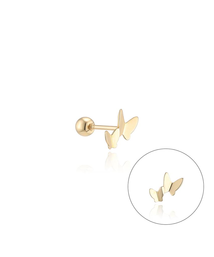 Пирсинг Lloyd Twin Butterfly из 14-каратного золота Lpfp3030G