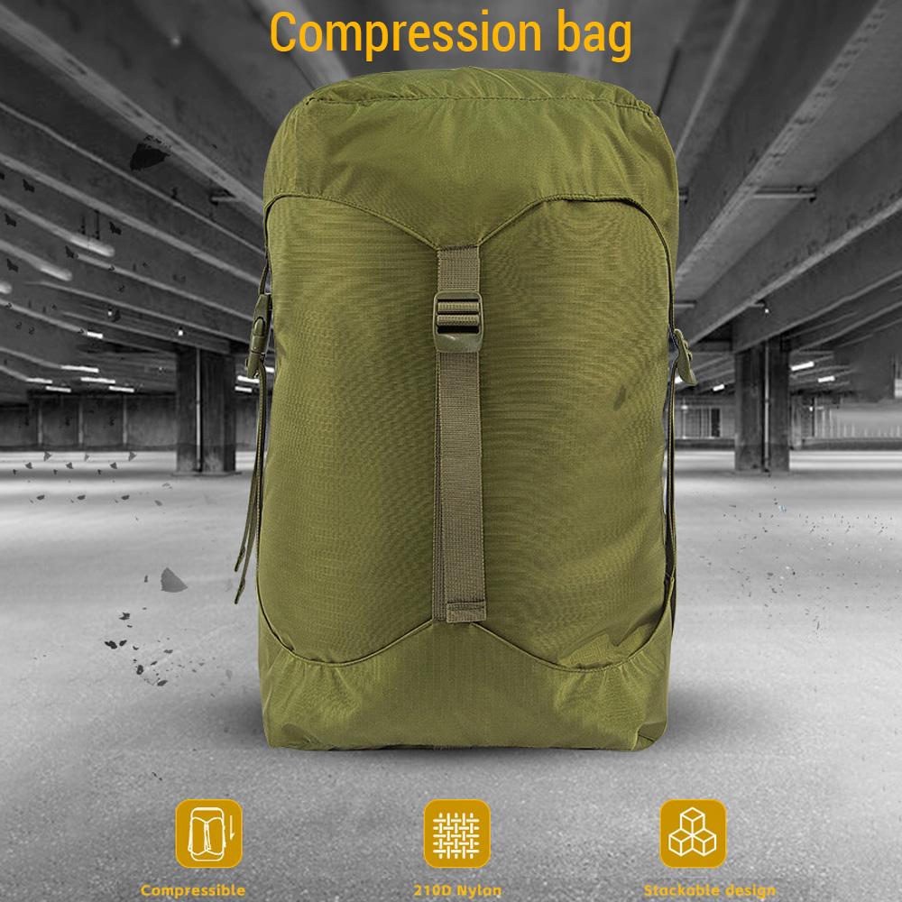 Sleeping Bag Storage Sack Weight Bags Heavy duty Tactical Style Compression Bag for Outdoor Mountaineering Camping