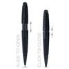 CROSS Edge Matte Black Lacquer Ballpoint Imported Pen, Water-Based Ink, NAT0555-11 (Genuine Product)