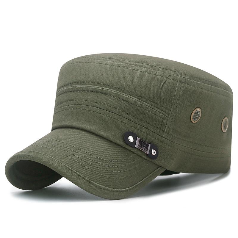 Мужская дышащая кепка с плоским верхом и лейблом Eye FS, уличная, повседневная, для зрелых мужчин среднего возраста, солнцезащитная шляпа