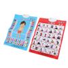 2 шт. плакаты по фонетике на китайском и английском языках, многоцелевое развлечение для раннего образования, самопознание и рисунок на английском языке