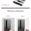 Новый стиль безручечный плоский замок современная спальня магнитная утопленная дверная ручка бесшумный Push And Pull невидимый раздвижной дверной замок
