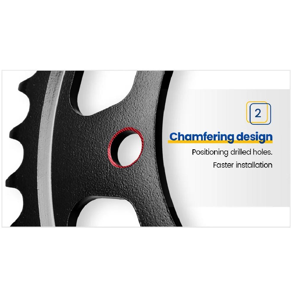 525 Chain 15T/16T/17T Front 44T/45T Rear Sprocket For BMW F750 GS 2018-2024 F800 F850 GS Adventure 2018-2023 F900 R XR 2020-2024