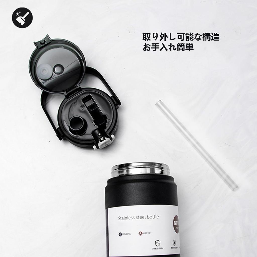 Бутылка для воды Литры Тепло Холод Прямой Включает Двойной Термос Легко Термическая Бутылка Из Нержавеющей Стали 1000 мл Портативный Зеленый 1.2 Стильный, Удерживающий, Легкий,