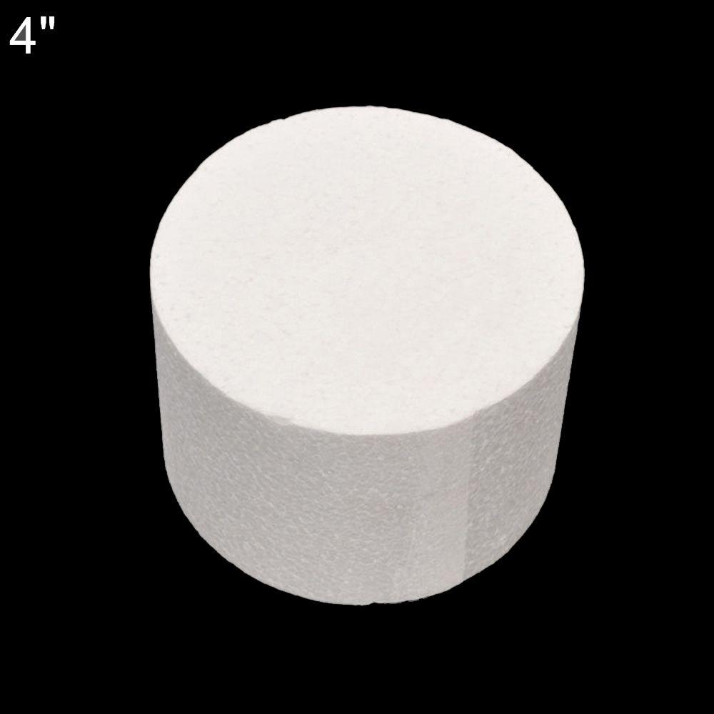 inch Flower Decor Party DIY Sugarcraft Polystyrene Styrofoam Round Practice Model Cake Foam Mould