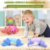 Dinosaur Telescopic Tube Toy Free Transformation Fun Battery Operated Lighting Stress Relief Kids Dino Animal
