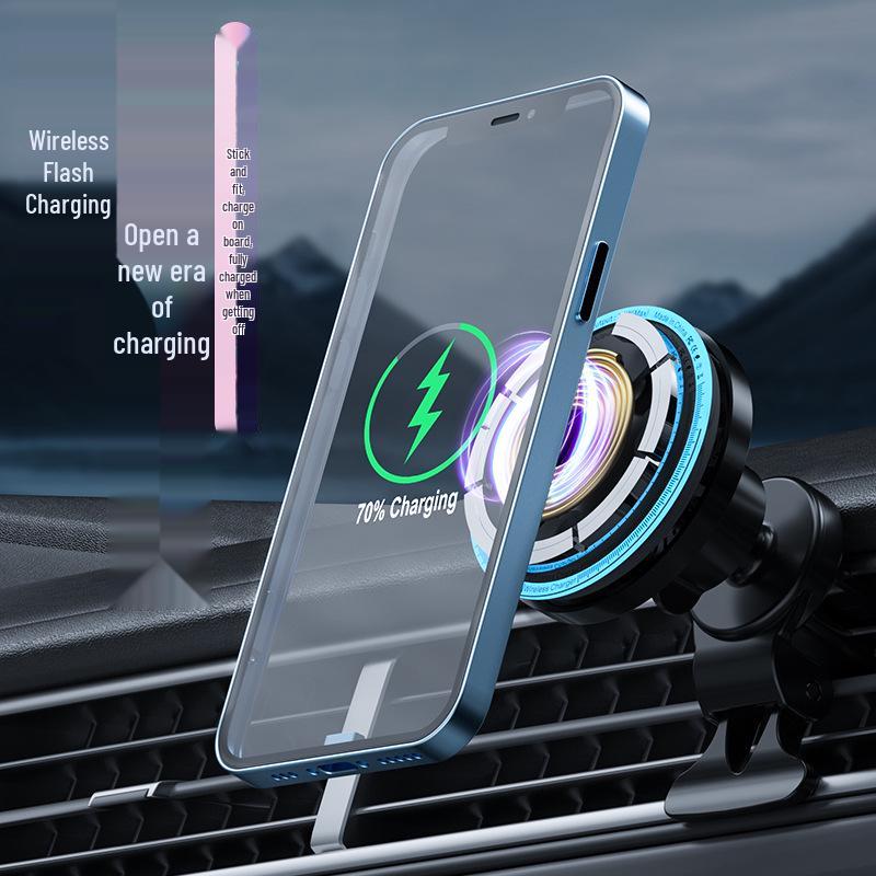 Автомобильное крепление MagSafe: Быстрая беспроводная зарядка для телефонов Apple