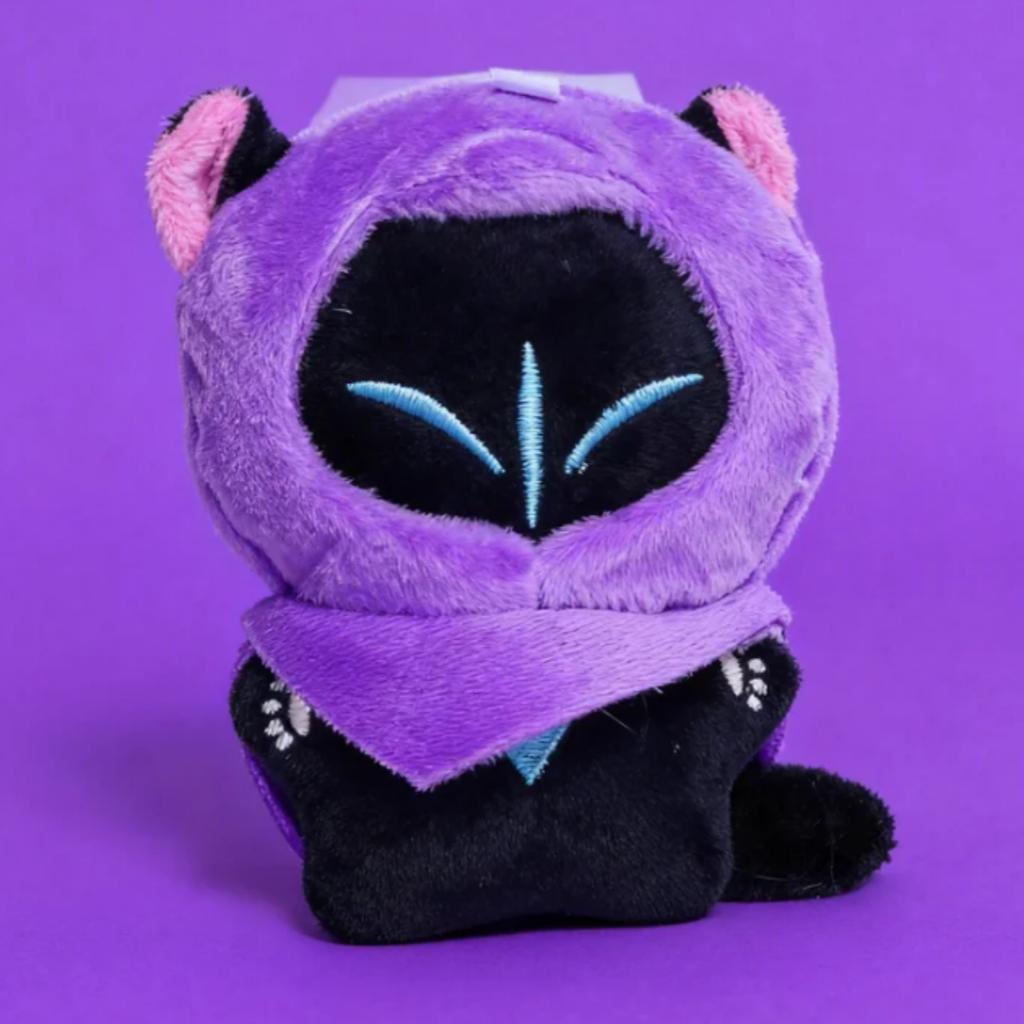 Game Valorant Omen Cat Game Peripherals Plushie Cute Soft Stuffed Animal Doll For Kids Fans Perfect Birthday Gift Home Decor