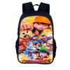 Детский рюкзак BOBOIBOY 16 дюймов Герой Элементов: Дизайн с двойным плечом