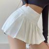 Сексуальная плиссированная мини-юбка с разрезом, женская плиссированная мини-юбка с высокой талией трапециевидной формы, тонкая микро уличная секс-юбка, брюки, летние наряды, клубная одежда