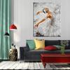 Современное балетное искусство, танцовщица, холст, картины, постеры и принты, настенные картины для гостиной, украшение стен дома, Cuadros