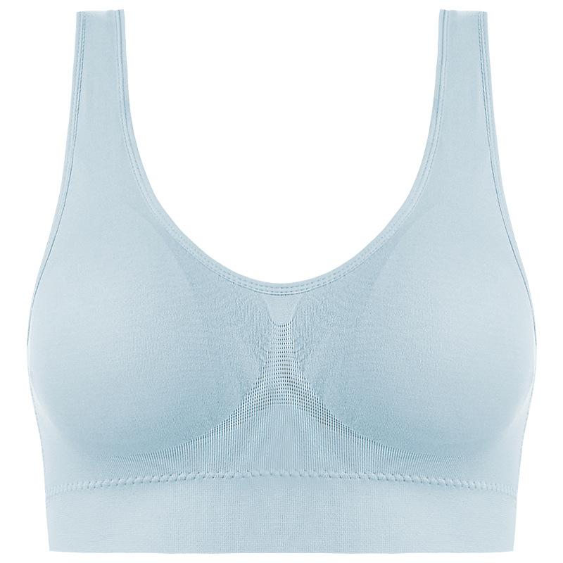 Women Sport Yoga Bras Plus Size Seamless Brassiere Breathable Wire Free Bralette Underwear Comfortable Active Removeable Padded