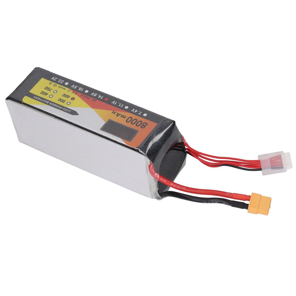 14,8 В 8000 мАч 60C 4S LiPo аккумулятор с разъемом XT60 Запасная часть для квадрокоптера H210 RC Racing Car