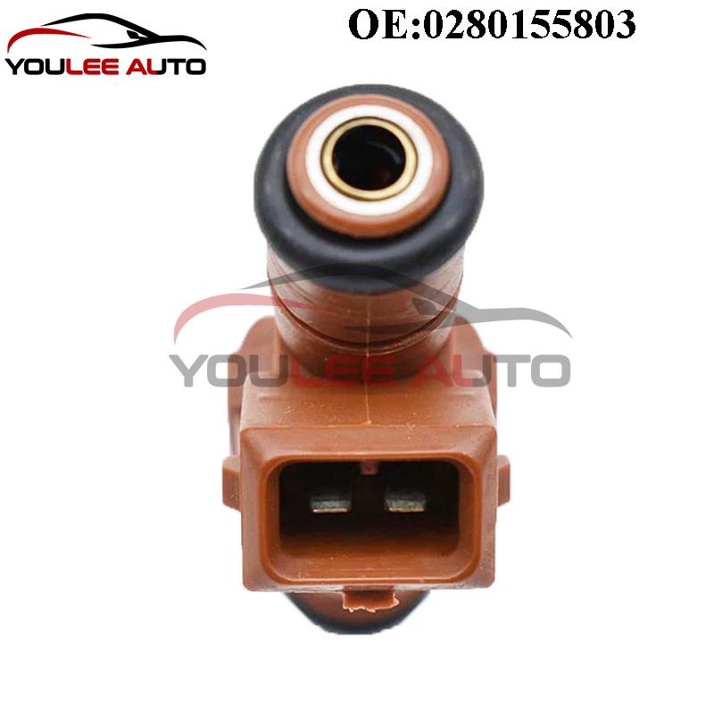 4 шт. 0280155803 96288914 Форсунки топливные Для Peugeot 306 406 605 806 Citroen Xm Xantia Xsara Synergie 2.0 16V Автозапчасти