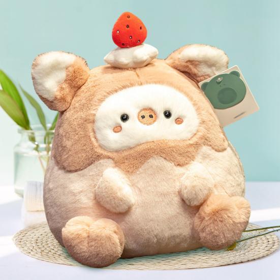 Хлопковая игрушка из полипропилена с пухлыми животными, милая мягкая пушистая плюшевая игрушка, детская комфортная кукла, украшение для дома