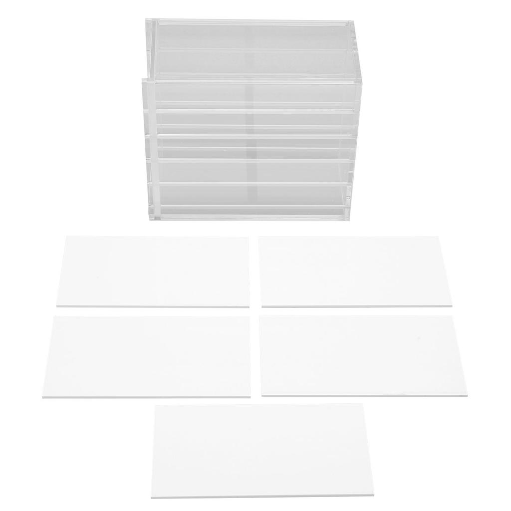 Fake Eyelash Box Dustproof Transparent Acrylic 5 Tiers Large Capacity False Eyelash Storage Box for