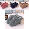 Comfortable Indoor Couple Winter Slippers Featuring Warm Plush Furry Construction