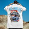 Ретро футболки для мужчин 3D американский автомобиль принт повседневная футболка свободного покроя с коротким рукавом мужская одежда уличная одежда топы Harajuku