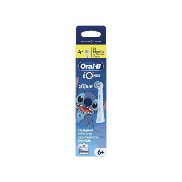 Cabezal de recambio Oral-B iO Kids 6+ Stich Pack de 4 unidades