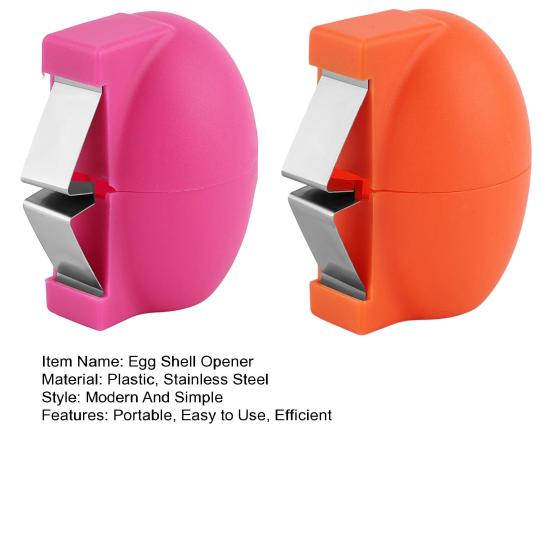 2 шт. Открыватель яичной скорлупы Многофункциональный резак для яиц Инструмент для колки для свежих и сваренных вкрутую яиц Нержавеющая сталь Очиститель яиц Сепаратор Кухонные гаджеты