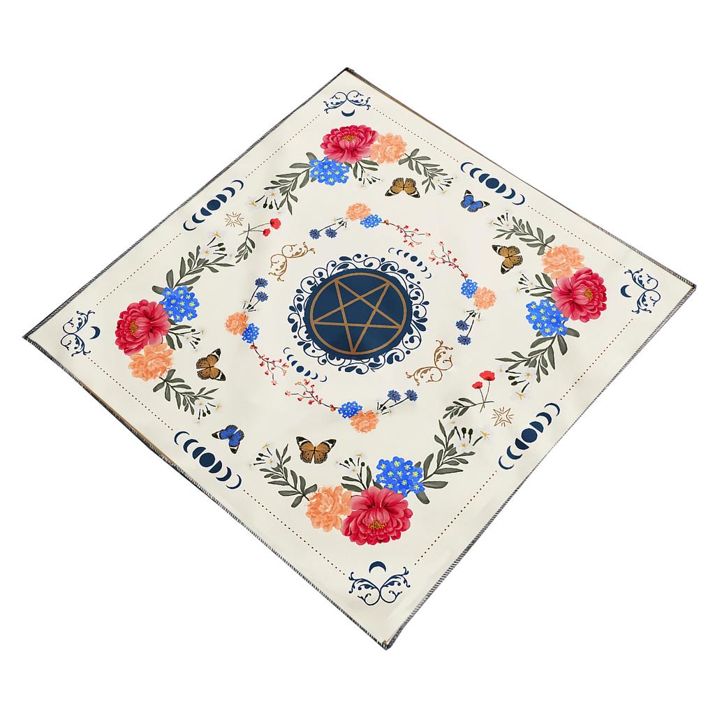 Divinations Tablecloth Eye Moon Pattern Astrology Tarots Card Tablecloth Altars Cloth Divinations Board Game Accessory