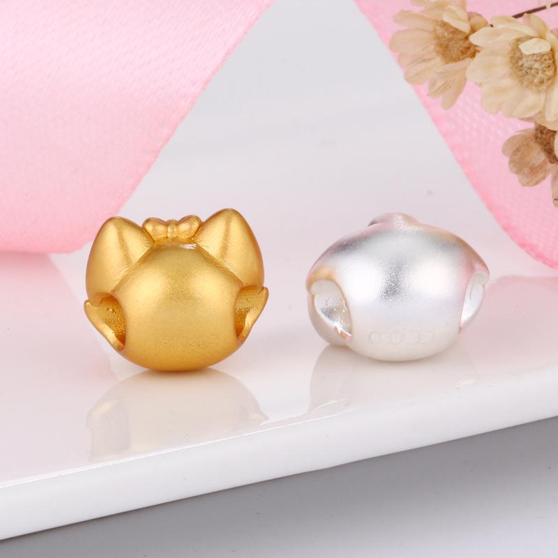 Стерлинговое серебро 999 пробы Sanrio LinaBell Клоун Kawsada Daji DIY Аксессуары для бисероплетения из чистой серебра