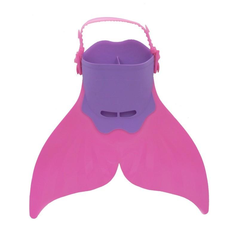 Kids Mermaid Tail Swim Fin Set Indoor Pool Training Deep Snorkeling Practice