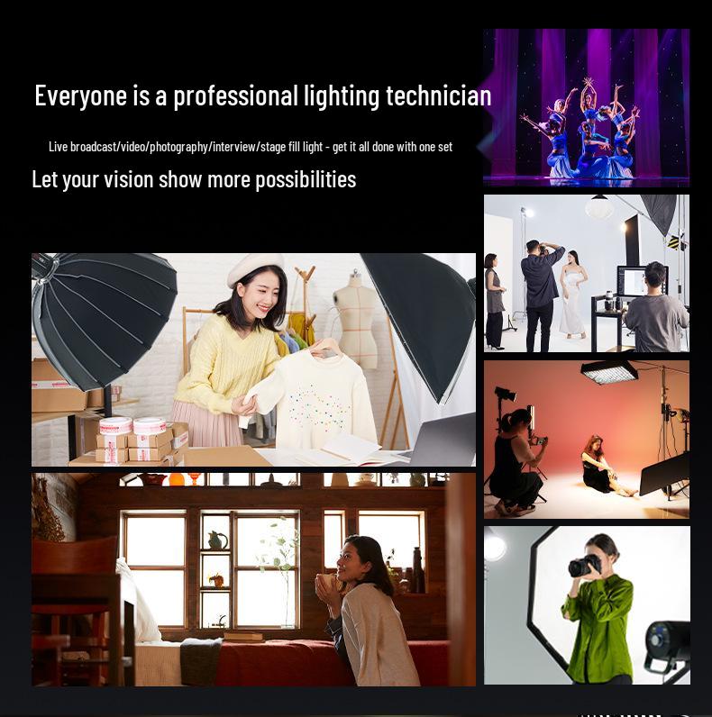 Yingbang Y500MAX Многофункциональный DMX заполняющий свет для сцены и живых выступлений