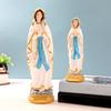 Статуя Девы Марии, стоящая, Блаженная Наша Госпожа Благодати, Фигурка-скульптура из смолы, Орнамент для религиозной молитвенной комнаты, Христианские католические подарки