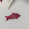 Colorful Snap Clip Girls Kid Hairpins Glitter Metal Hair Clip Dolphin with Glitter Handmade Hairpins Snap Hairpins