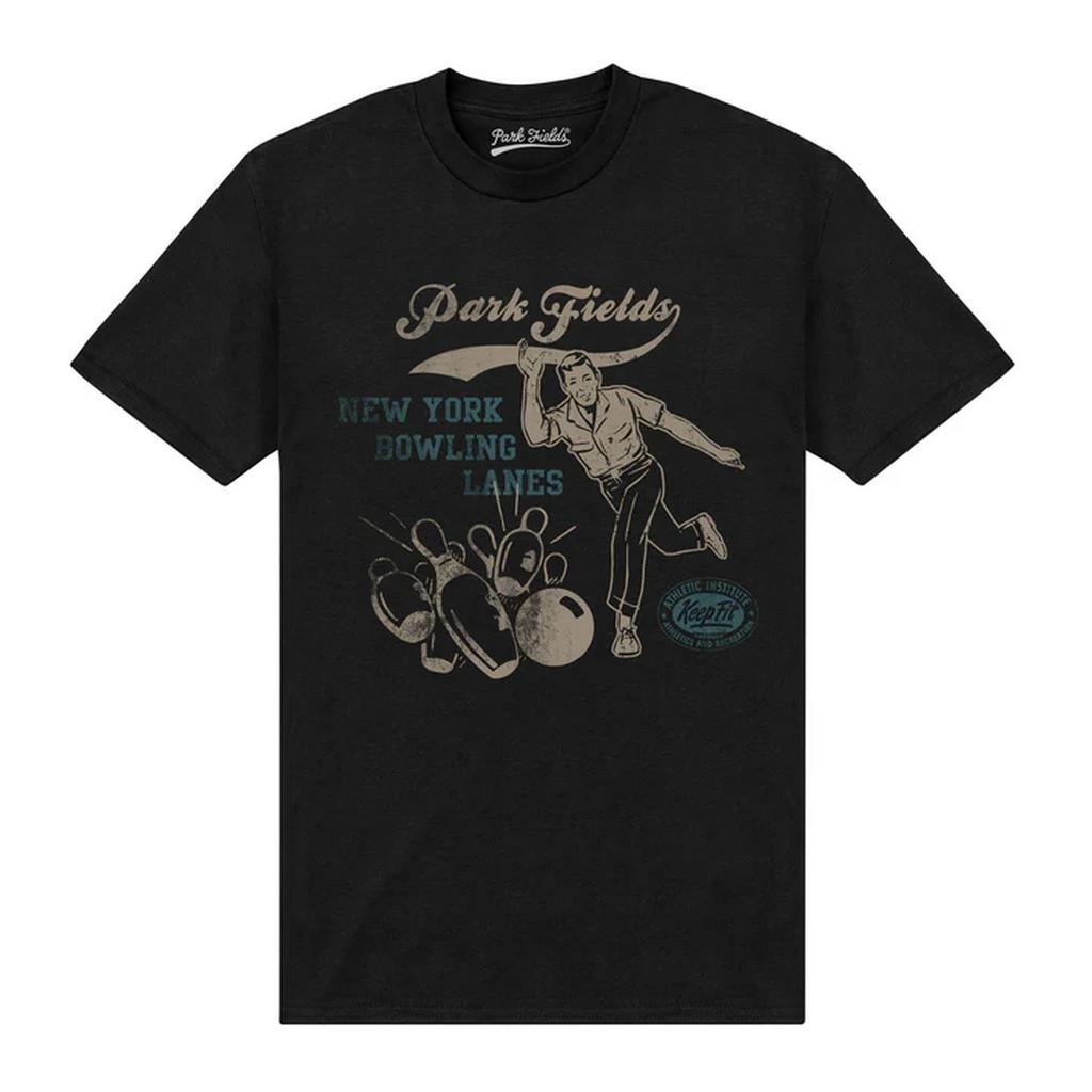 Park Fields Mens New York Bowling Lanes T-Shirt