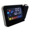 Multifunction Digital Alarm Clock with Light Projection and Weather Station