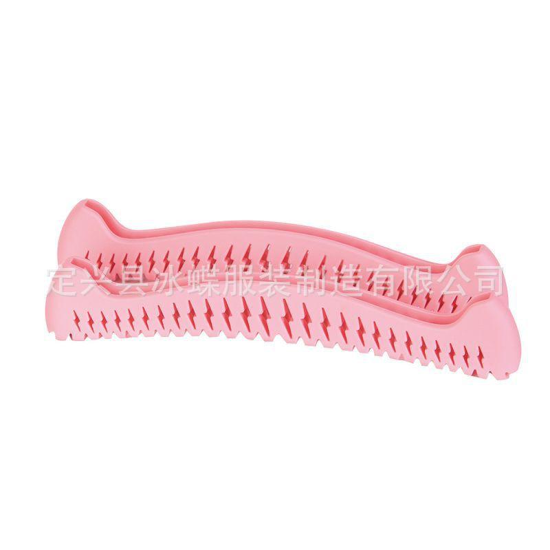 Rubber Ice Skate Blade Cover Kids Adults Beginner Figure Skating Protection Sleeve Size M 34-40