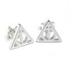 Harry Potter sterling silver Deathly Hallows stud Earrings