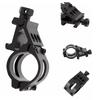 25.4mm Tactical Pipe Clamp Quick Release Offset Flashlight Scope Picatinny Rail 45 Degree Scope Mount Hunting Gun Accessories
