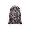 Geometric Pattern Full Print Long Sleeve Hooded Jacket Women Jacket H59960