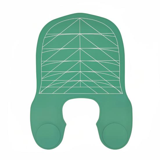 Силиконовый воротник для окрашивания волос с направляющими для волос, водонепроницаемый парикмахерский коврик для окрашивания волос, шаль для салона