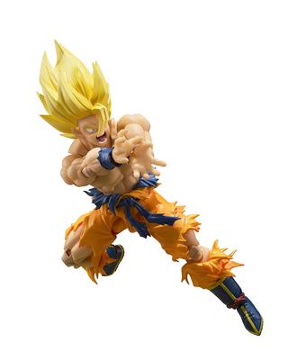 TAMASHII NATIONS Dragon Ball Super Saiyan Son Goku Super Приблизительно 145 мм окрашенная подвижная фигурка SHFiguarts -Легендарный Сайян - ABS и ПВХ