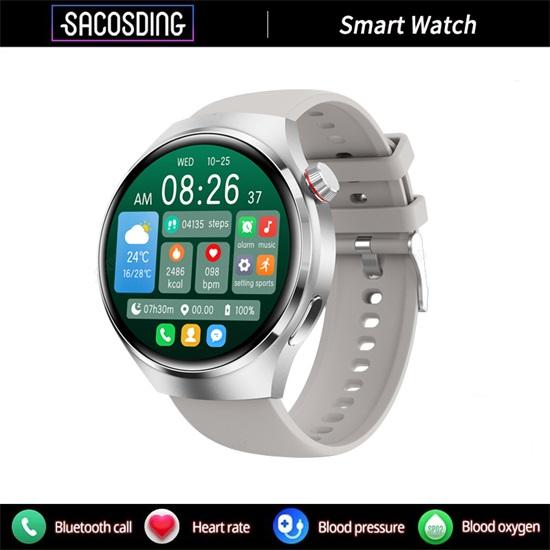SACOSDING Watch 4 Pro Мужские спортивные умные часы GT4PRO 1,53-дюймовый AMOLED-экран HD полноэкранный сенсорный Bluetooth-вызов GPS-часы для женщин для HUA WEI