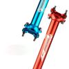 Mountain Bike Seat Tube 27.2/30.9/31.6*400mm Road Bicycle Aluminum Alloy Extended Double Nail Bicycle Seatpost Bike Parts