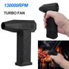 Mini Turbo Jet Fan Electric Air Duster with 3 Gear Adjustable 130000RPM Wind Speed 52m/s Car Computer Cleaning Blower Tool