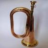 Copper Bugle US Military Cavalry Horn | Boy Scout Bugle | Army Military Brass Bugles | Musical Instrument & Home Decor Classic Style Retro Horn