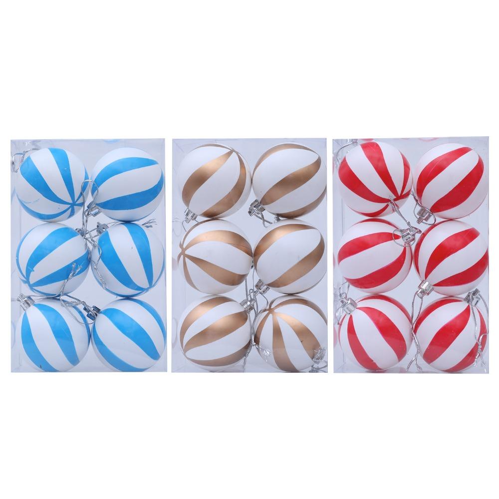 Christmas decoration, painted striped sphere, Christmas, wedding, bar, interior decoration, decoration, Christmas tree pendant