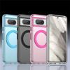 Для чехла Google Pixel 8 Для Pixel 8 8A 9 Pro XL Чехол Полупрозрачный Конфетный цвет Матовый Магнитный Ударопрочный Защитный Бампер